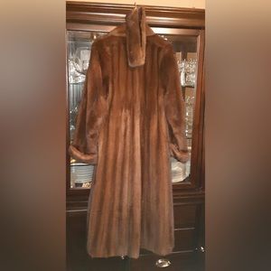 Mink fur coat